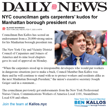 Press Clips from New York Daily News